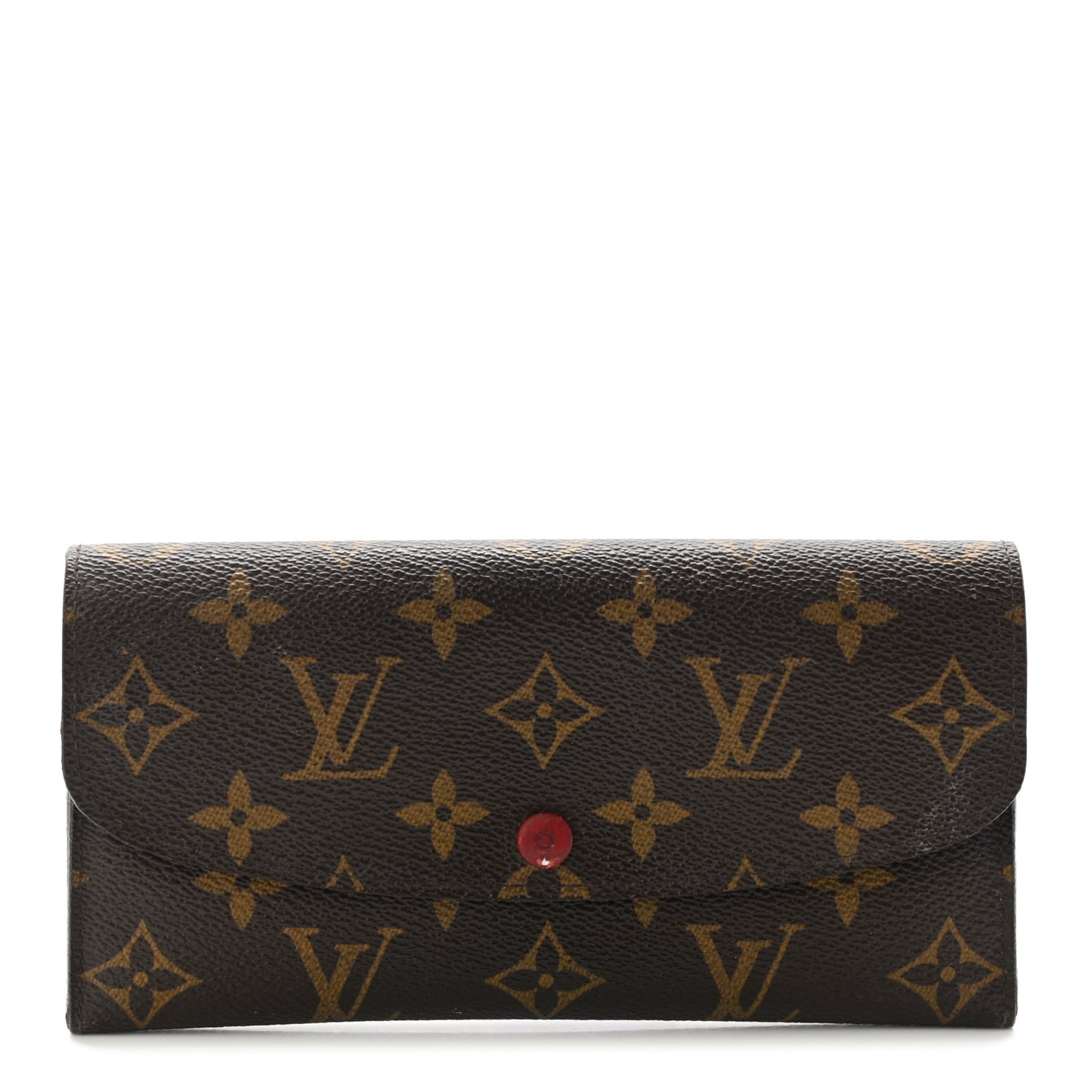 Monogram Emilie Wallet Red