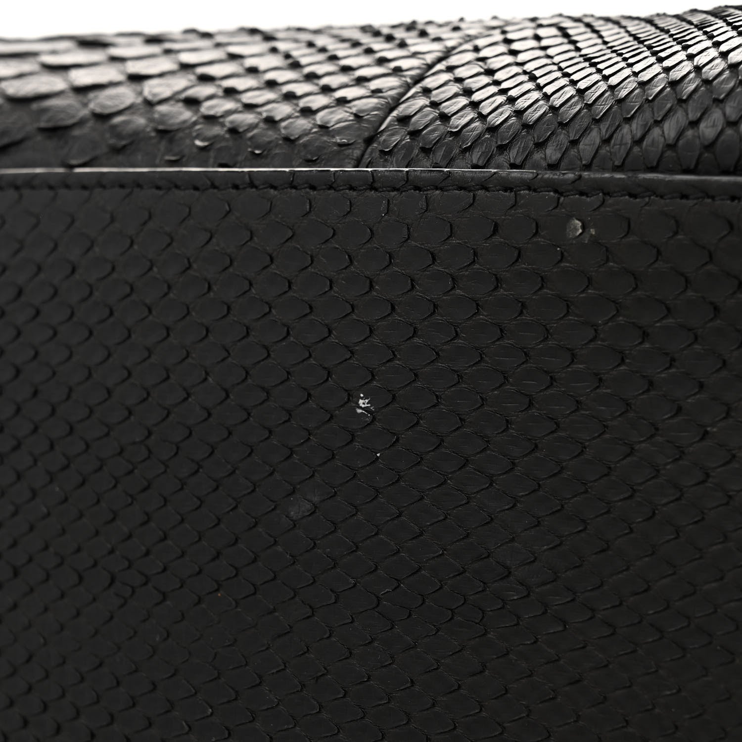 Saint Laurent Snakeskin Souple North South Tote Black 11 of 17