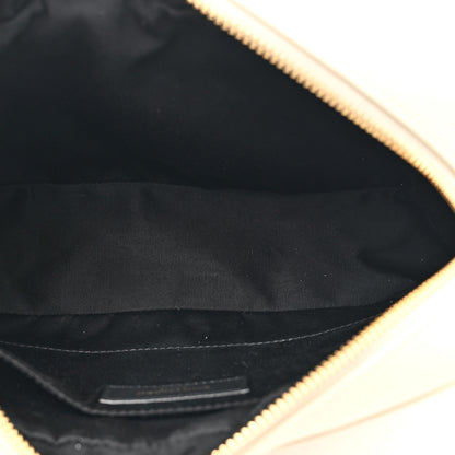 Saint Laurent Calfskin Matelasse Monogram Lou Camera Bag Crema Soft 5 of 11