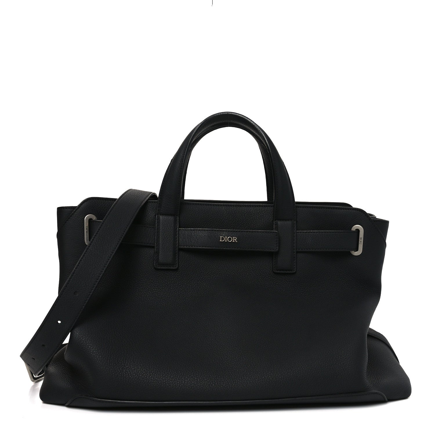 Christian Dior Icons Calfskin Medium Normandie Tote Black 1 of 10