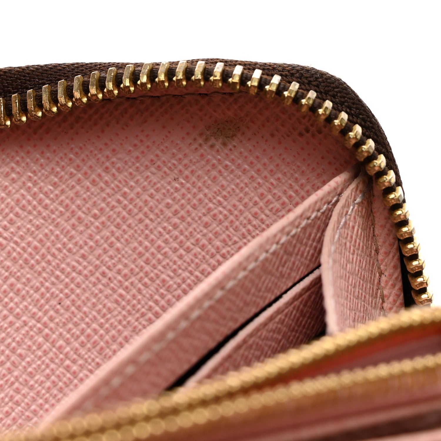 Louis Vuitton LOUIS VUITTON Damier Ebene Zippy Wallet Rose Ballerine 8 of 9