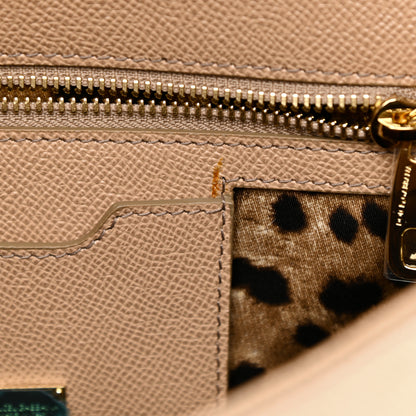 Dolce & Gabbana Dauphine Medium Miss Sicily Satchel Tortora Sand 11 of 11