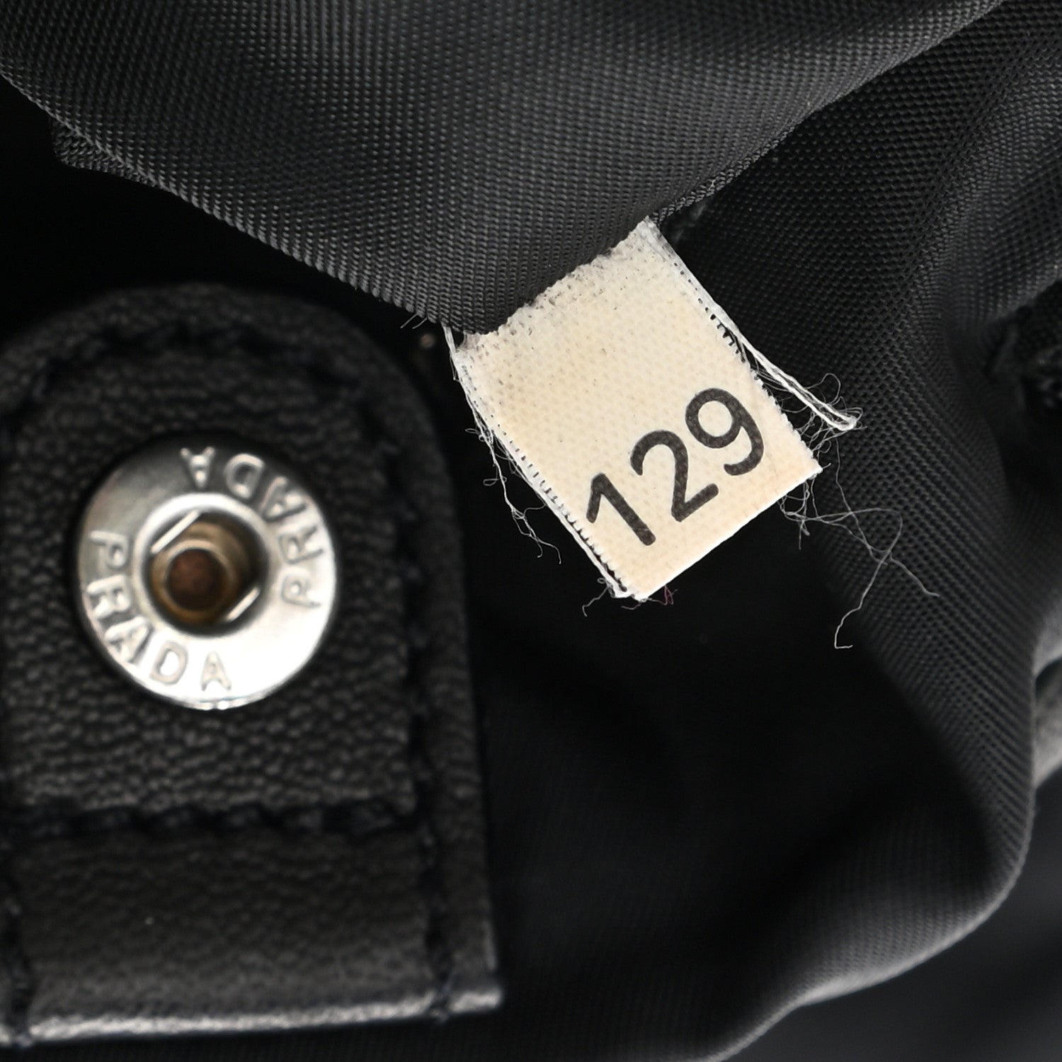 Prada Tessuto Nylon Braided Tote Black 7 of 9