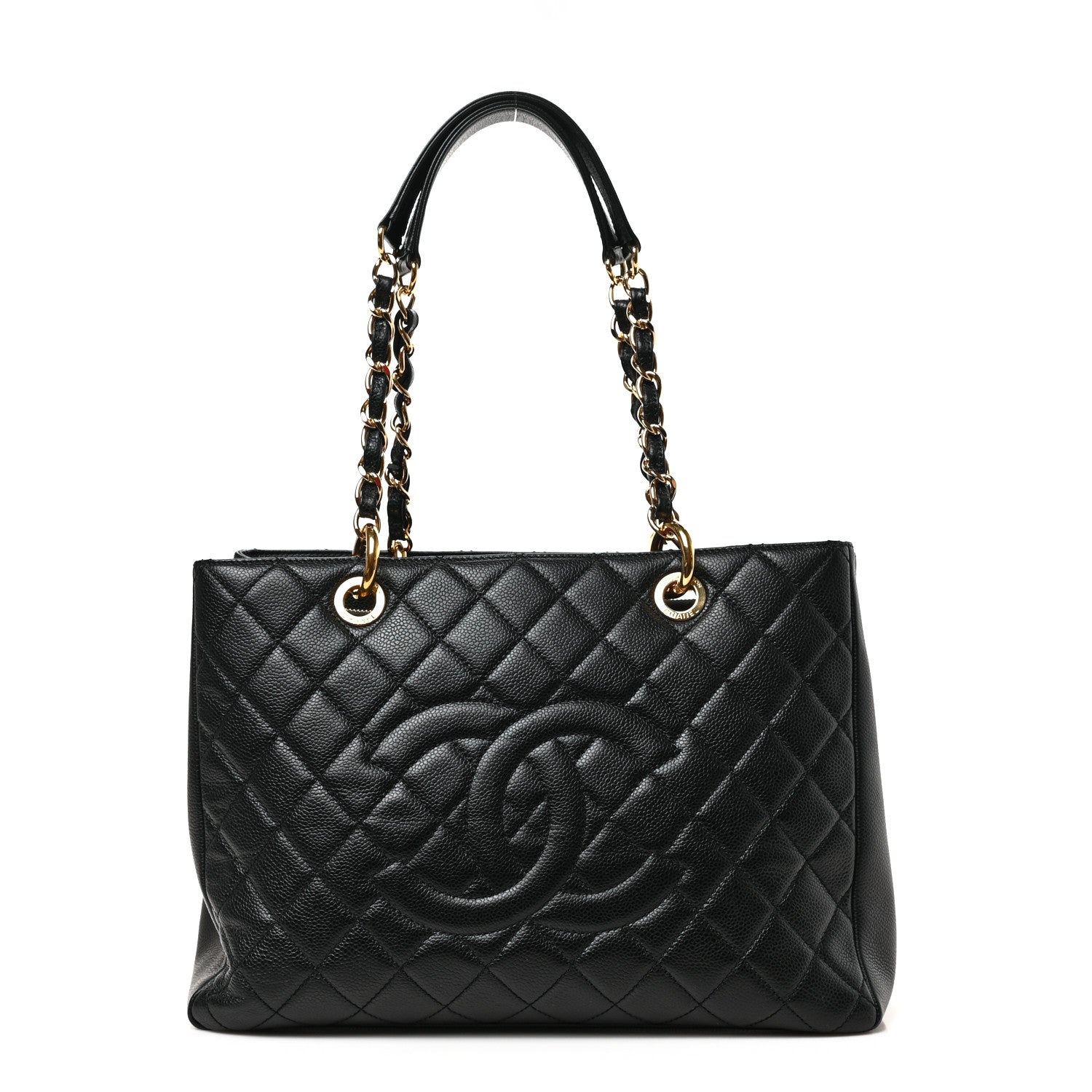 Chanel Caviar Quilted Grand Shopping Tote GST Black 1 of 9
