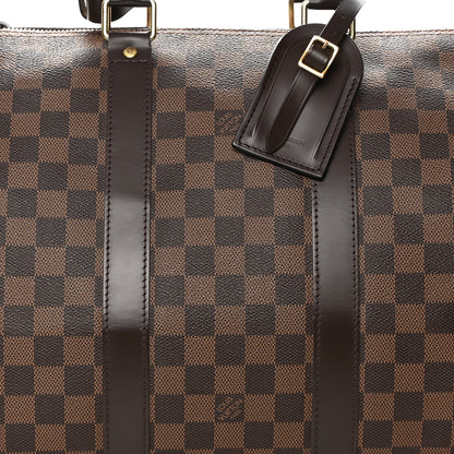 Louis Vuitton Damier Ebene Keepall Bandouliere 45 7 of 9