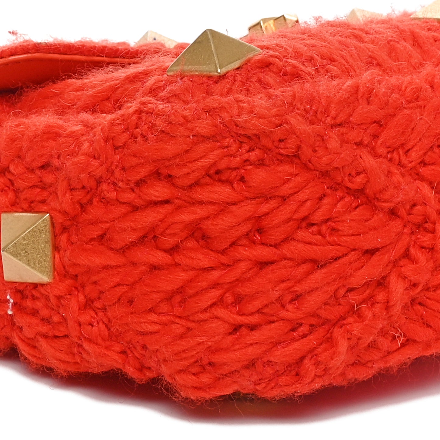 Cashmere Medium Roman Stud Shoulder Bag Titian