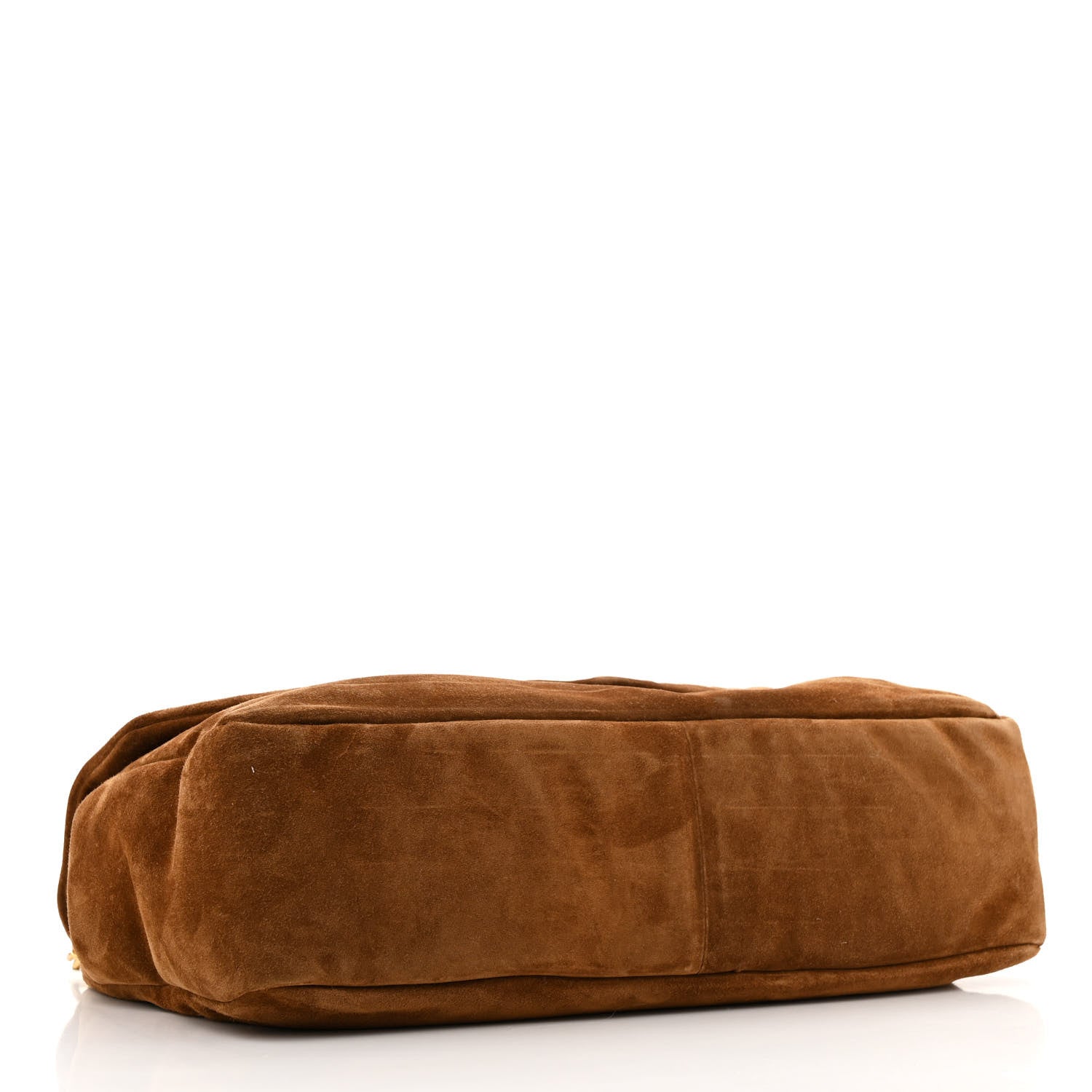 Saint Laurent Suede Large Calypso Caramel Cognac 4 of 10