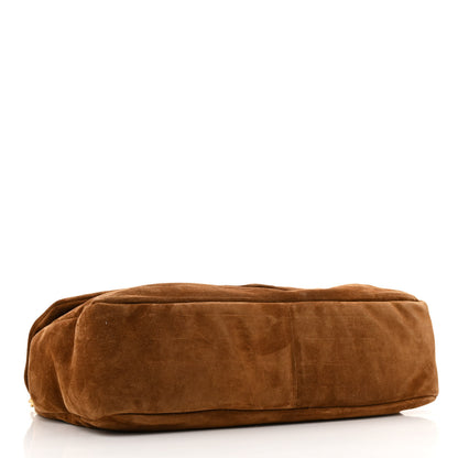 Saint Laurent Suede Large Calypso Caramel Cognac 4 of 10