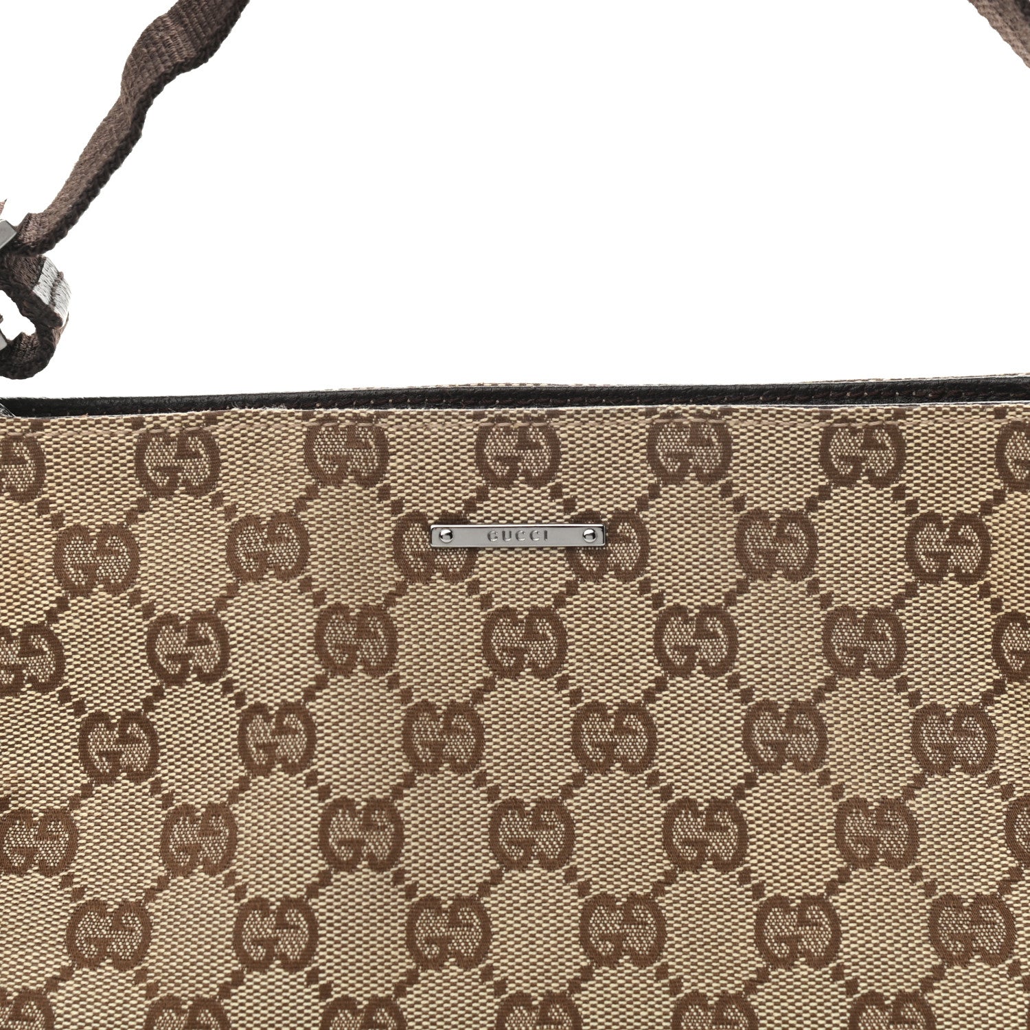 Gucci Monogram Shoulder Bag Dark Brown 8 of 10