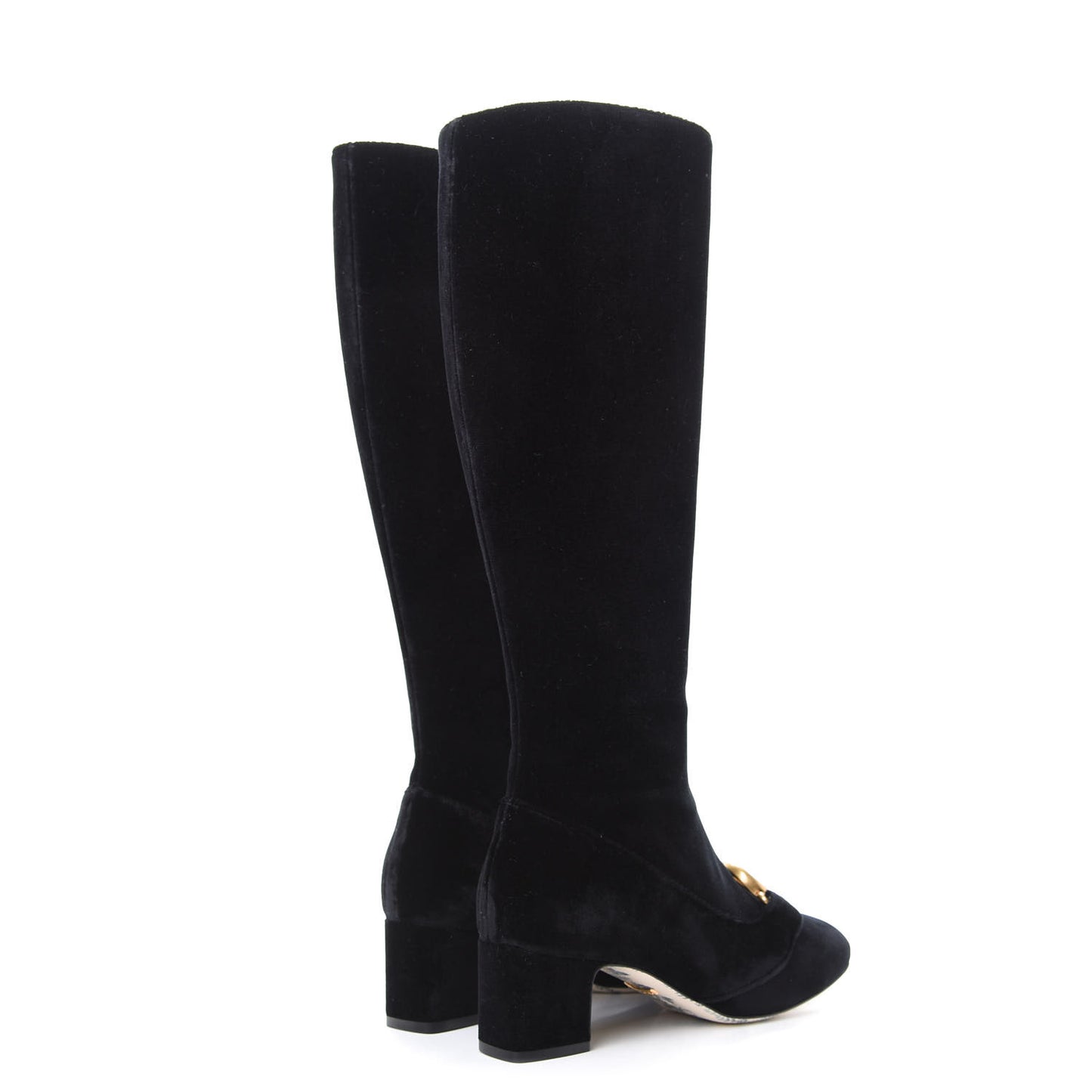 Velvet GG Victoire 55mm Boots 35.5 Black