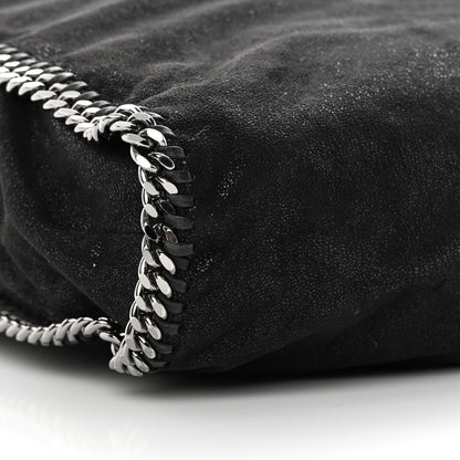 Stella McCartney Metallic Shaggy Deer Big Falabella Tote Black 10 of 11
