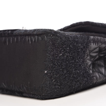 Chanel Tweed Patchwork Jumbo Single Flap Black 9 of 9