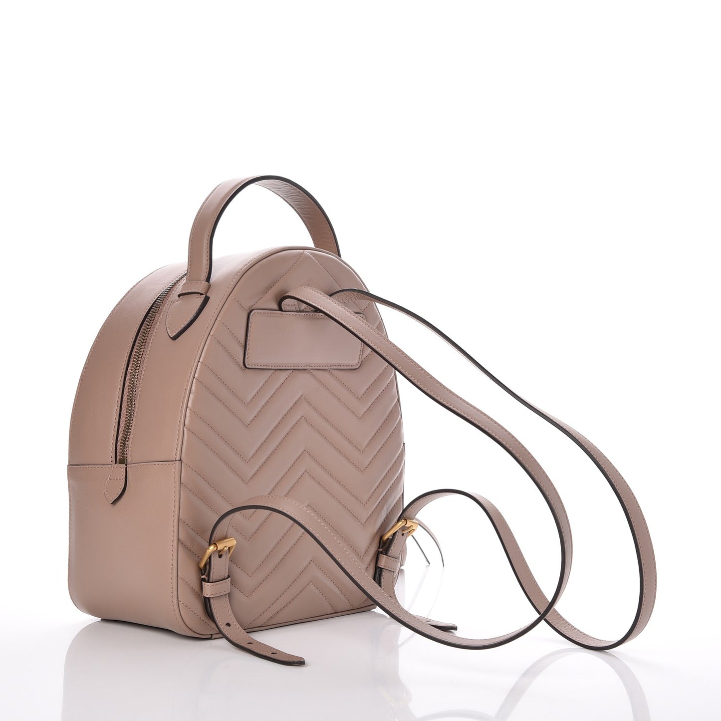 Calfskin Matelasse GG Marmont Backpack Porcelain Rose
