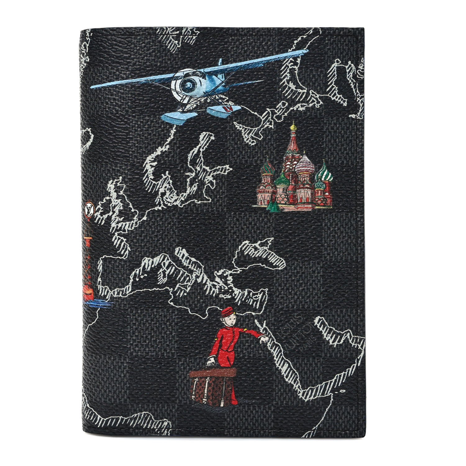 Louis Vuitton Damier Graphite Map Passport Cover 1 of 7