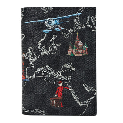 Louis Vuitton Damier Graphite Map Passport Cover 1 of 7