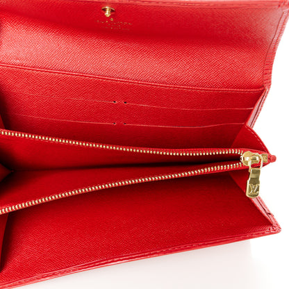 Louis Vuitton Epi Sarah Wallet Castillan Red 5 of 8