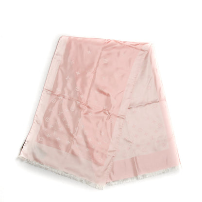 Louis Vuitton Silk Monogram Capri Scarf Pink 3 of 6