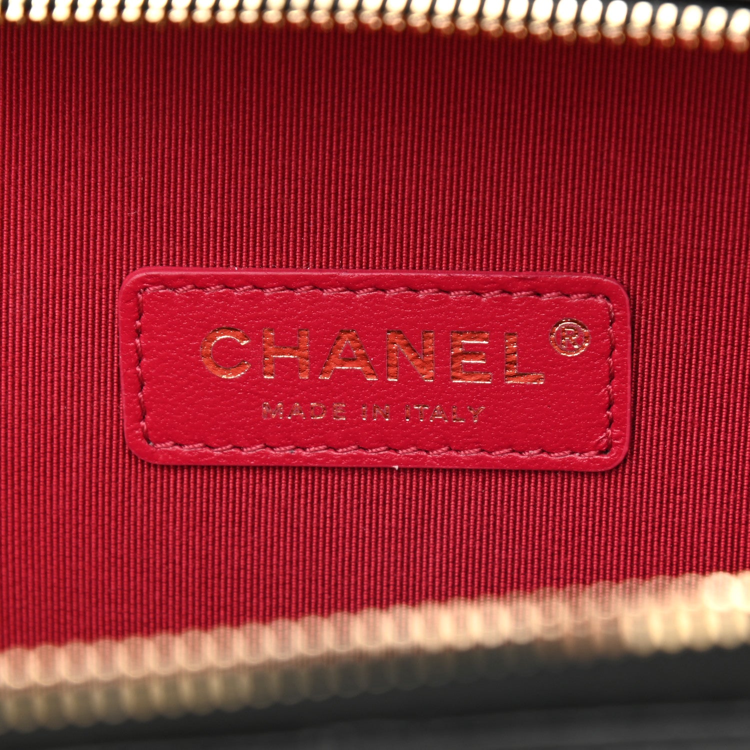 Chanel Crumpled Lambskin Quilted Get Round Top Handle Vanity Case Black 7 of 10