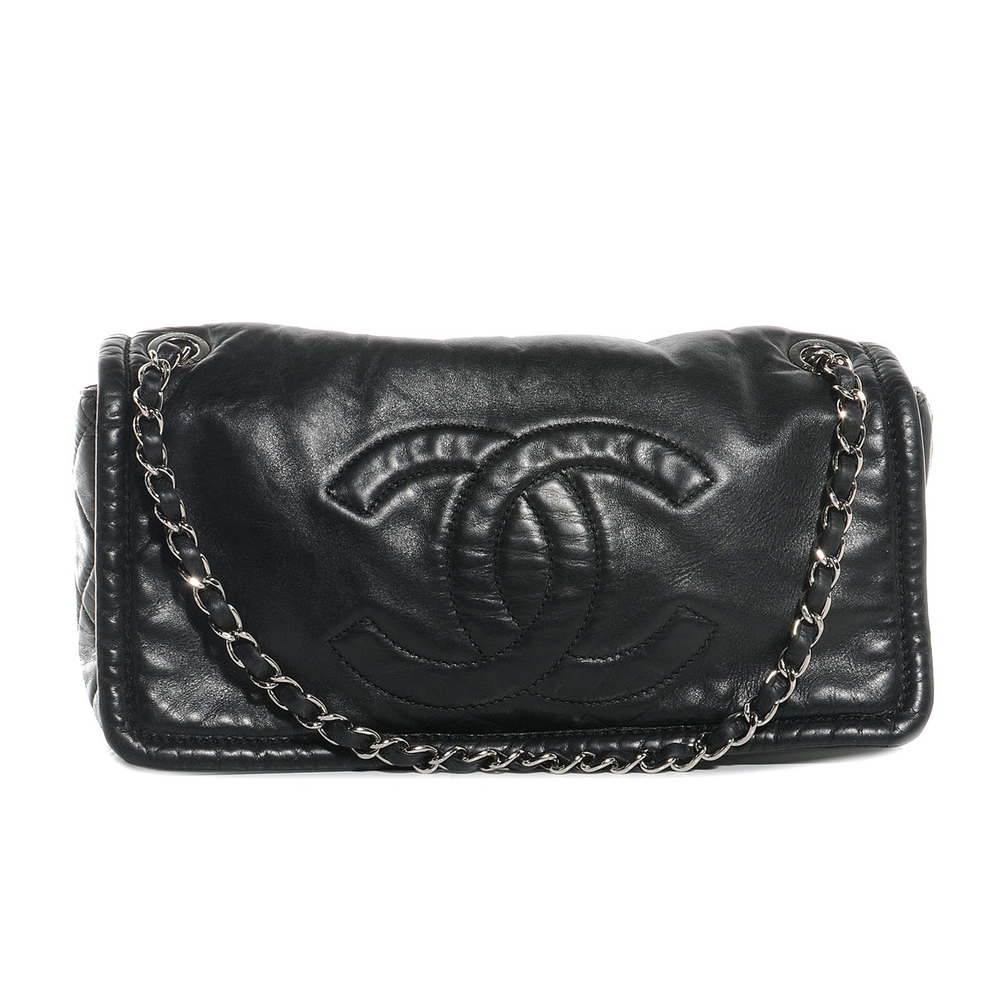 Lambskin Timeless Large Flap Bag Black