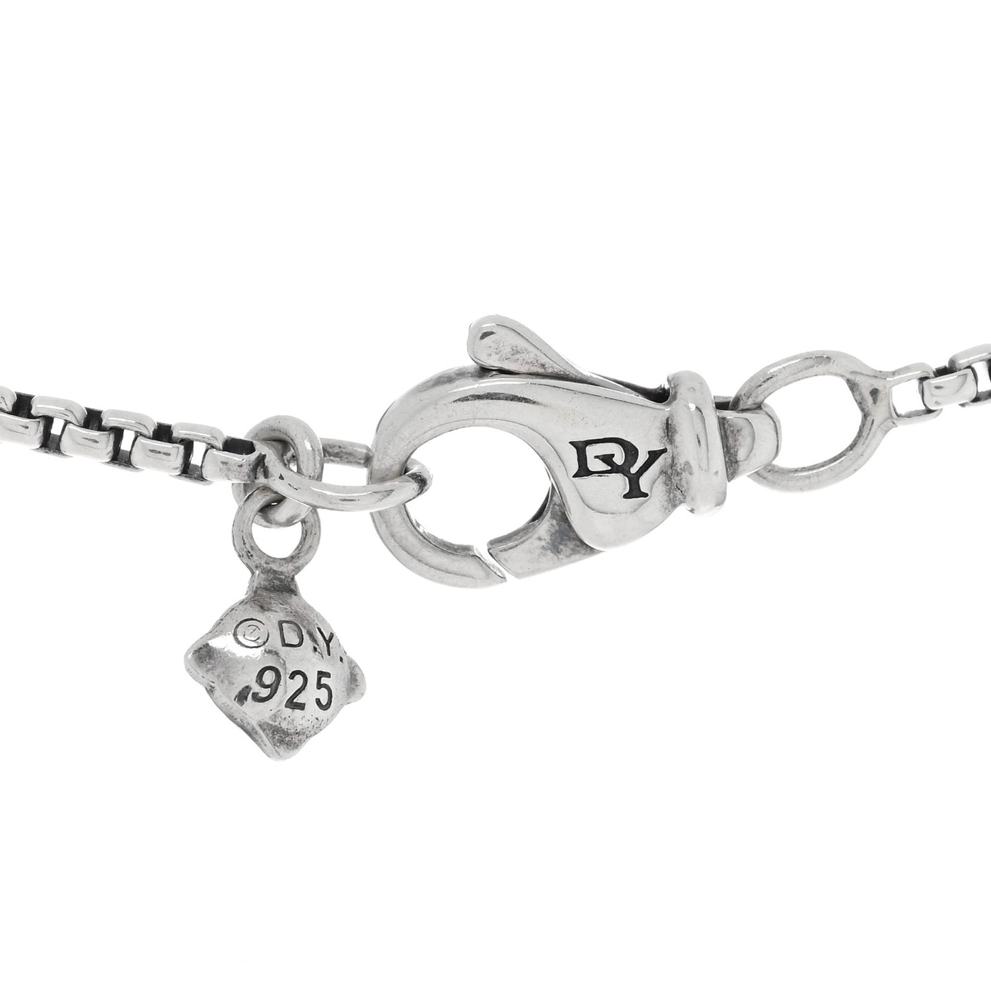 Sterling Silver Diamond Pave 7mm Petite Albion Pendant Necklace