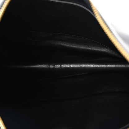 Prada Soft Calfskin Large Aimée Shoulder Bag Black 4 of 8