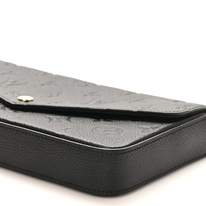 Louis Vuitton Empreinte Pochette Felicie Chain Wallet Black 10 of 10