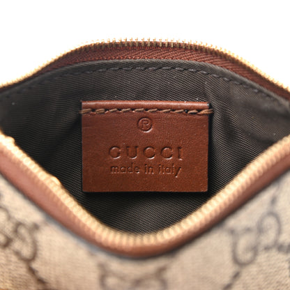 Gucci GG Supreme Monogram Key Case Beige Ebony Cuir 6 of 8
