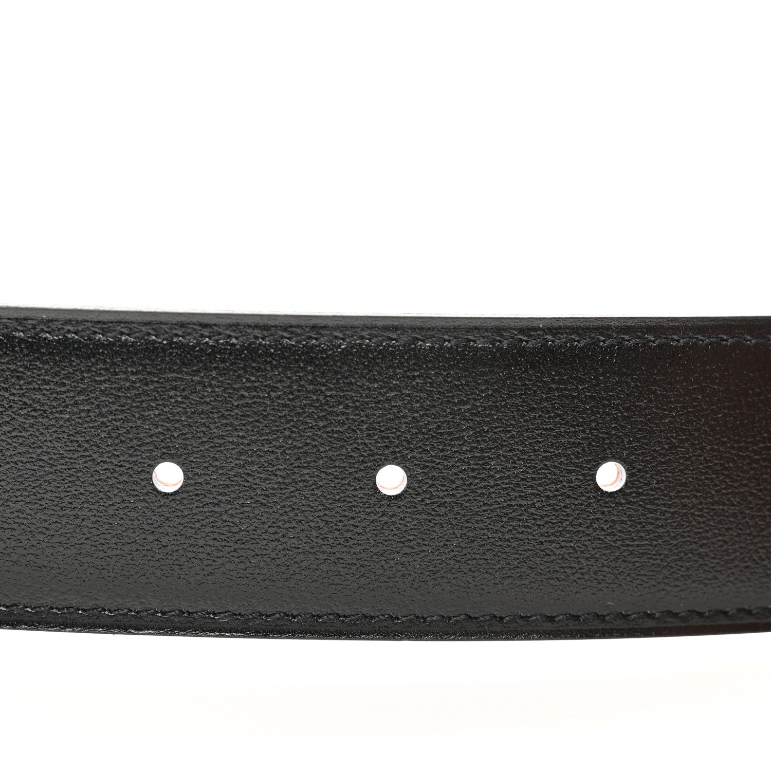Hermes Box Togo 32mm H Belt 120 48 Black Orange 4 of 6