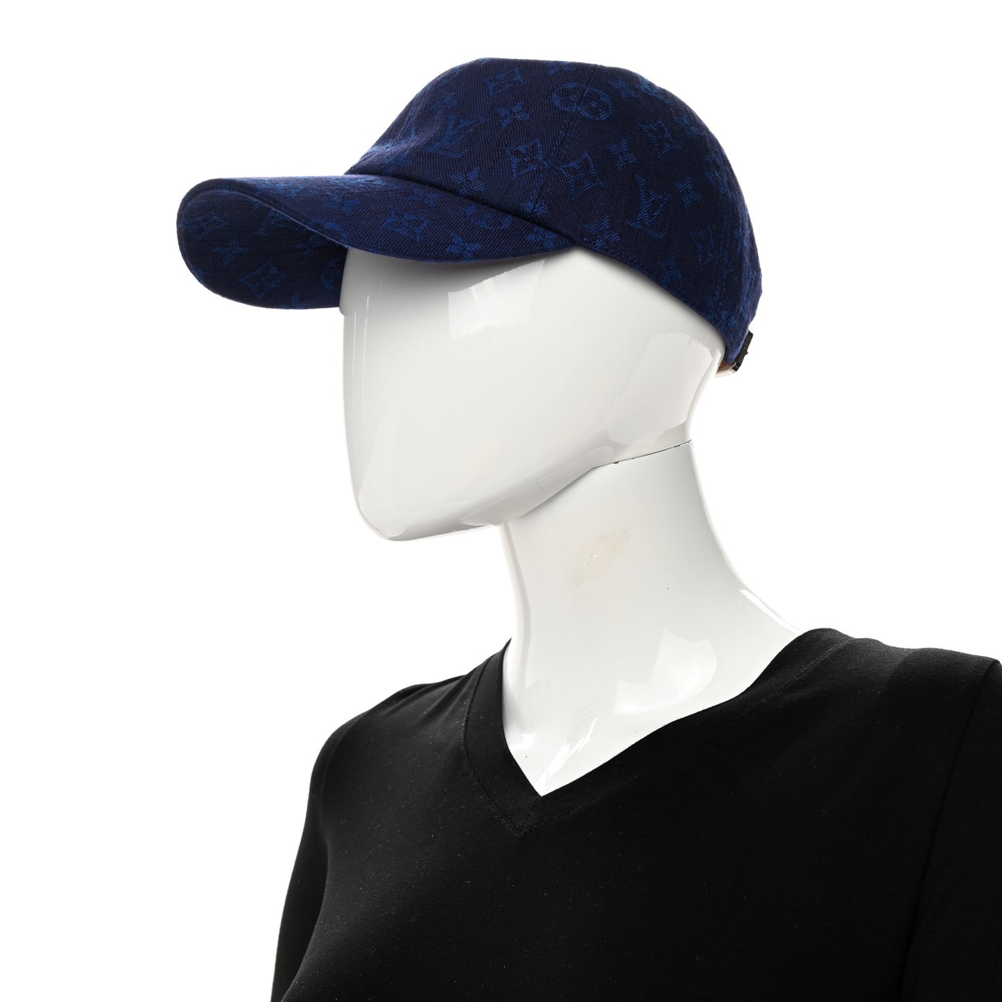 Monogram Jacquard Cap M Blue