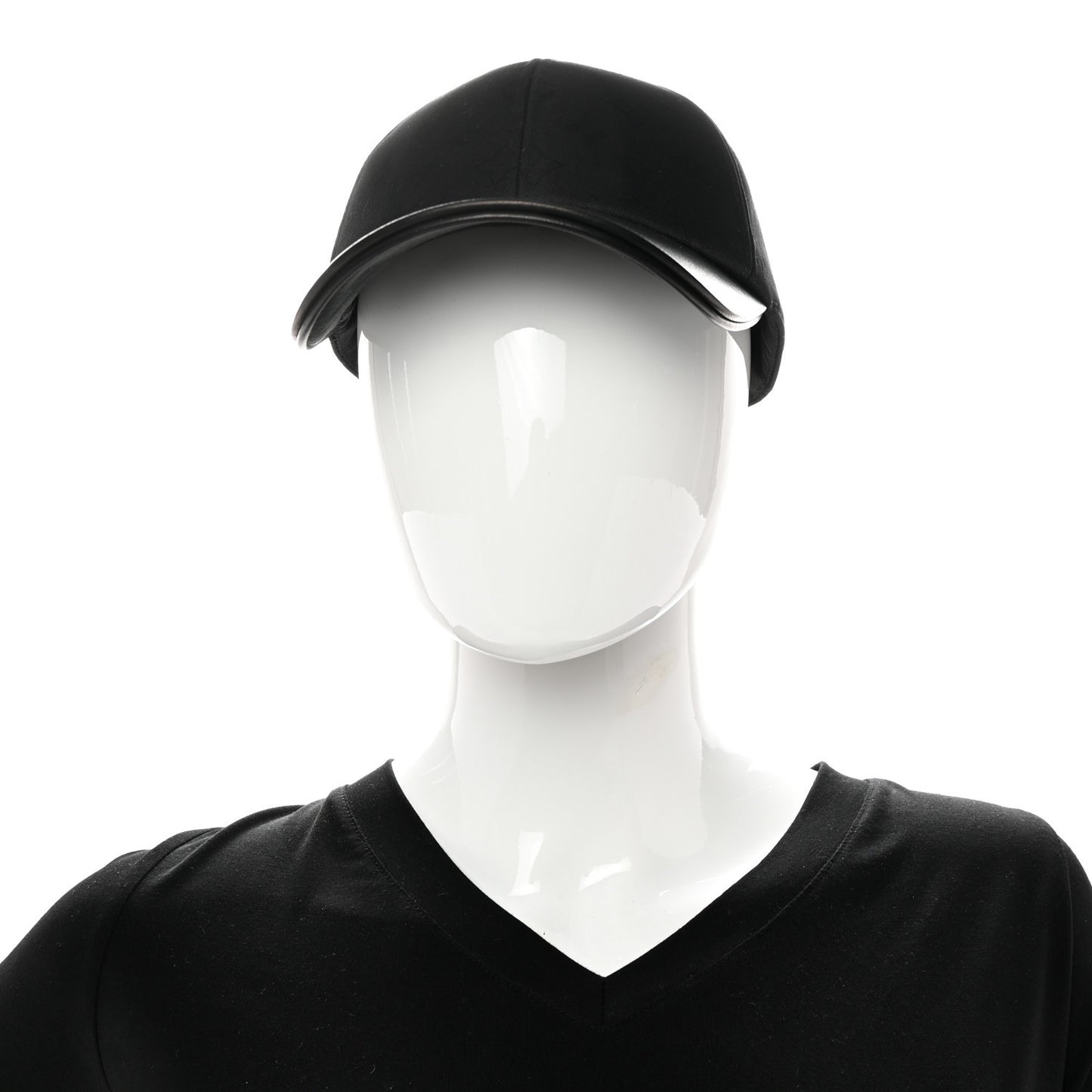 Calfskin Cotton Jacquard Monogram LV First Cap Black
