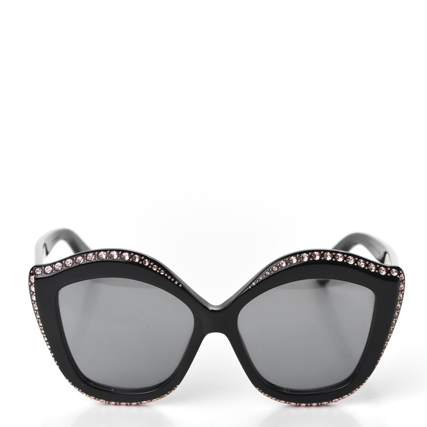 Gucci Crystal Cat Eye GG0118S Sunglasses Black 2 of 8