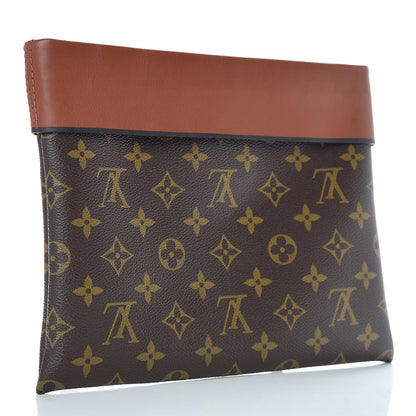 Louis Vuitton Monogram Tuileries Pochette Caramel 3 of 10