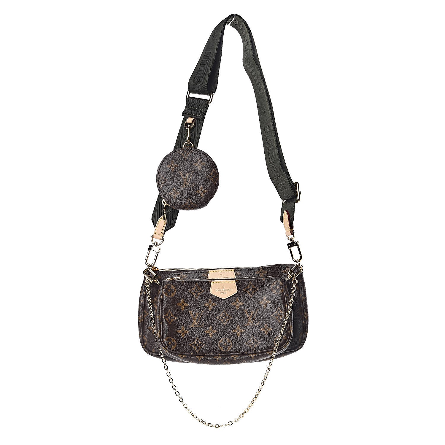 Louis Vuitton Monogram Multi Pochette Accessories Kaki 1 of 14