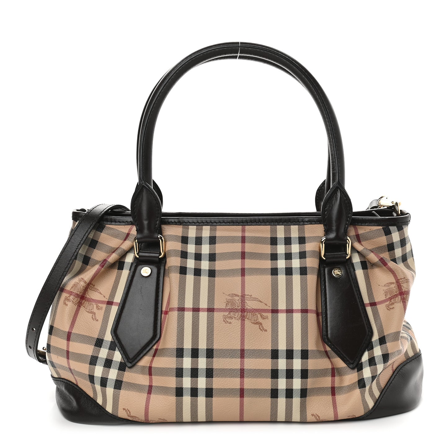 Haymarket Check Tote Chocolate