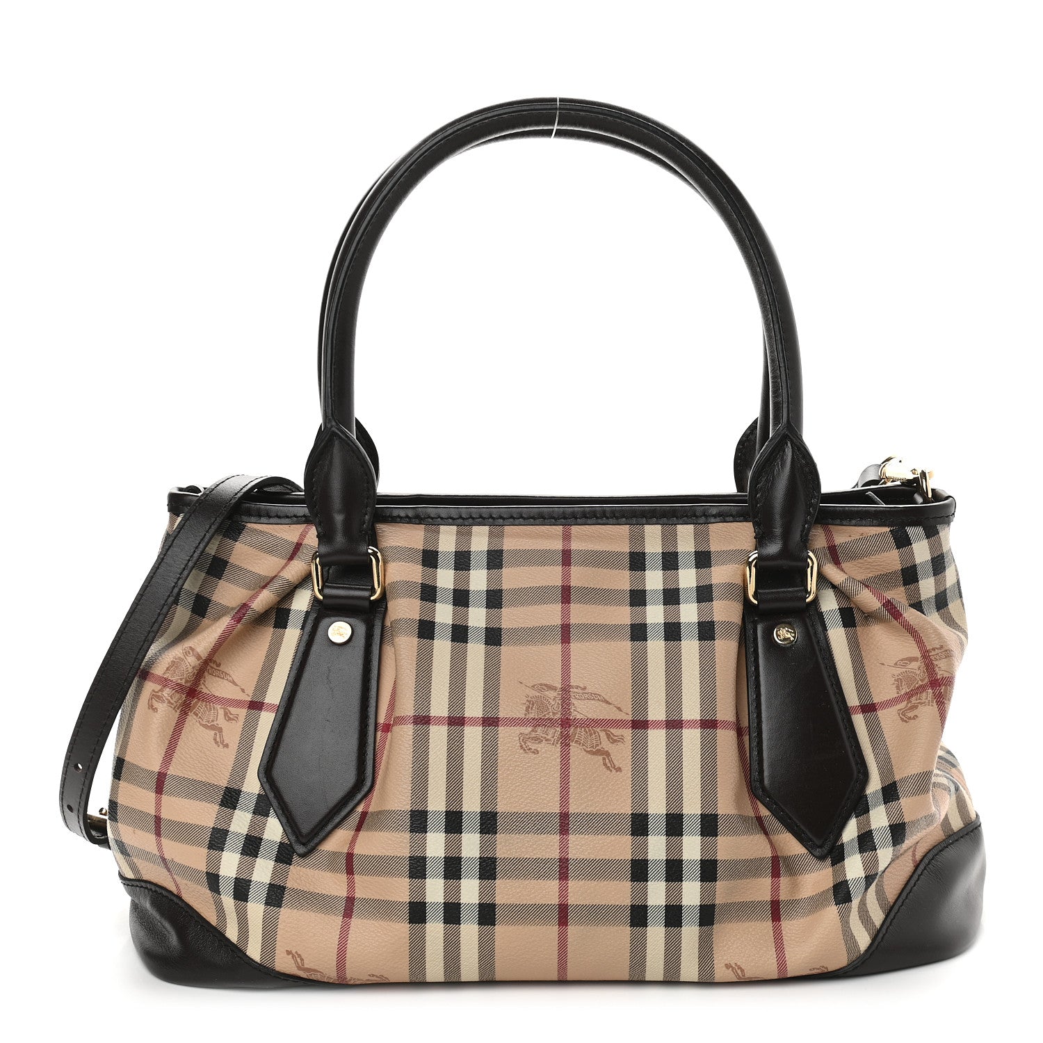 Burberry Haymarket Check Tote Chocolate 1 of 9