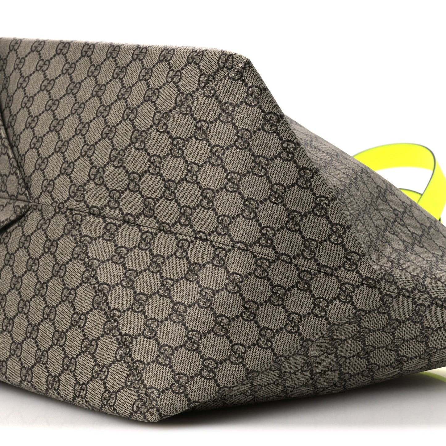 GG Supreme Monogram Totissima Shopping Tote Ebony Beige Yellow