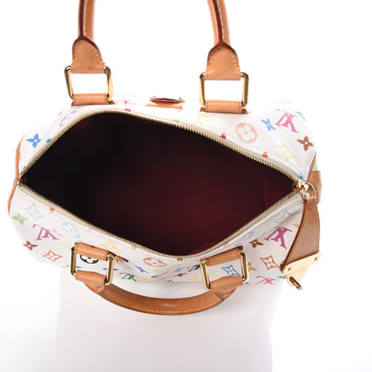 Louis Vuitton Monogram Multicolor Speedy 30 White 5 of 15