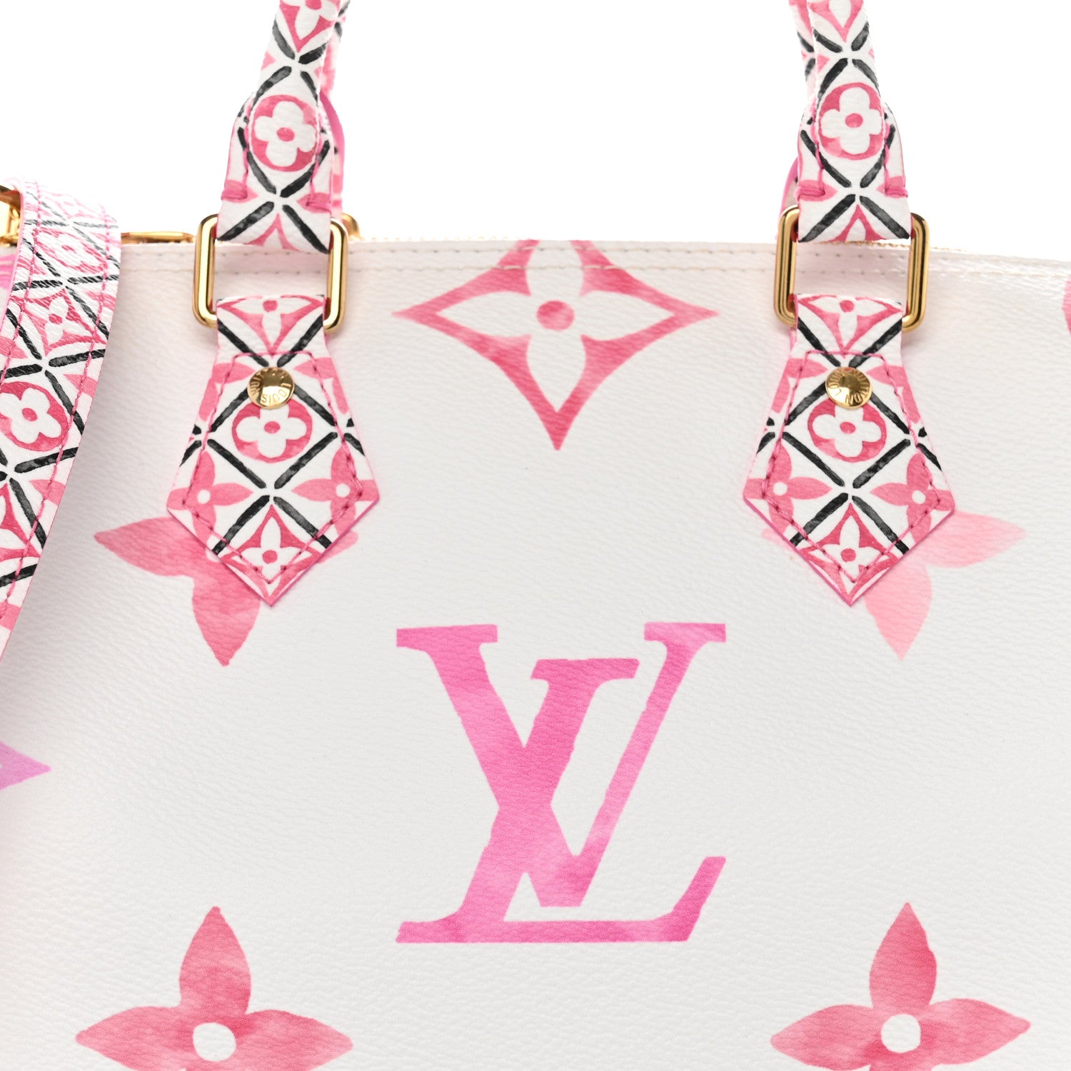 Louis Vuitton Monogram Giant By The Pool 2.0 Speedy Bandouliere 25 Rose 7 of 9
