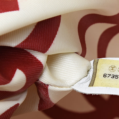 Chanel Woven Canvas Bekko Chain Tote White 6 of 11