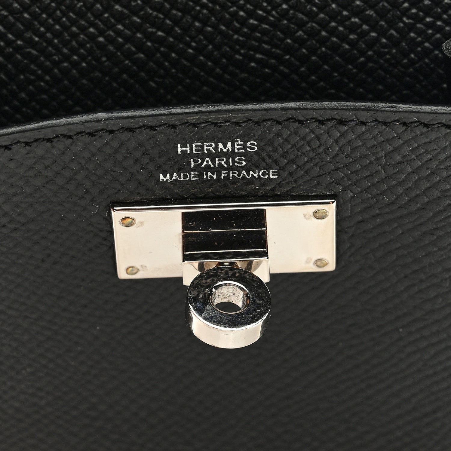 Hermes Epsom Kelly Pocket Compact Wallet Black 6 of 7