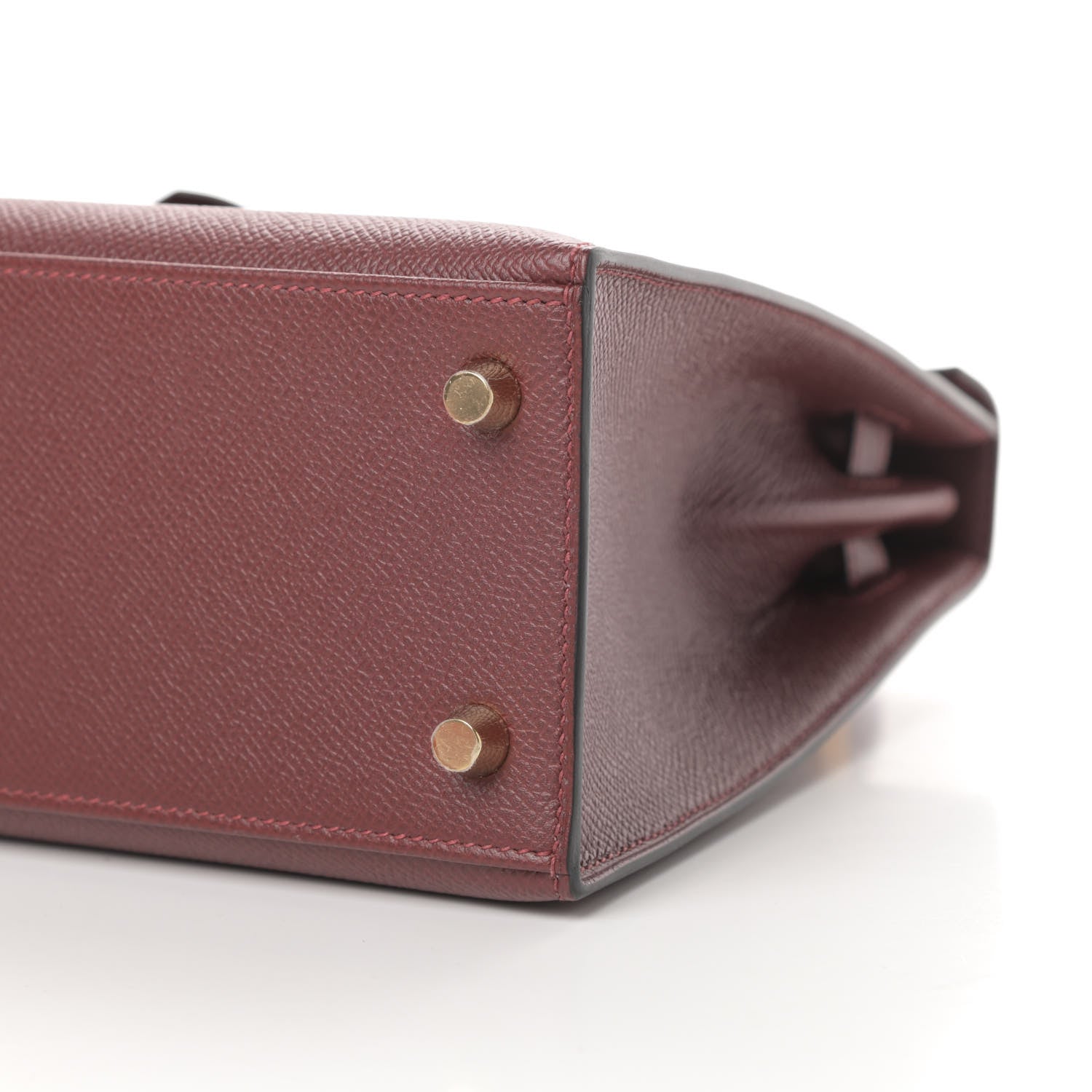 Hermes Epsom Kelly Sellier 25 Rouge H 10 of 11