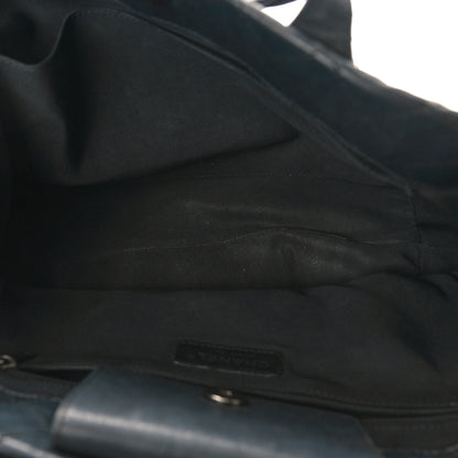 Chanel Calfskin Quilted Small Easy Shopping Tote Black 5 of 16
