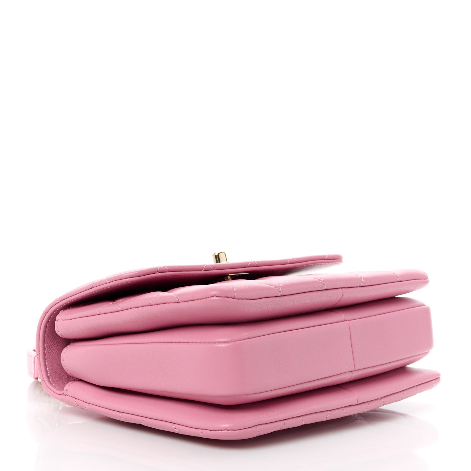 Chanel Lambskin Quilted Small Trendy CC Flap Dual Handle Bag Pink 4 of 14