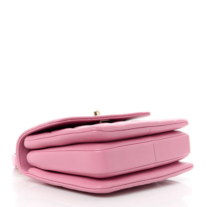 Chanel Lambskin Quilted Small Trendy CC Flap Dual Handle Bag Pink 4 of 14