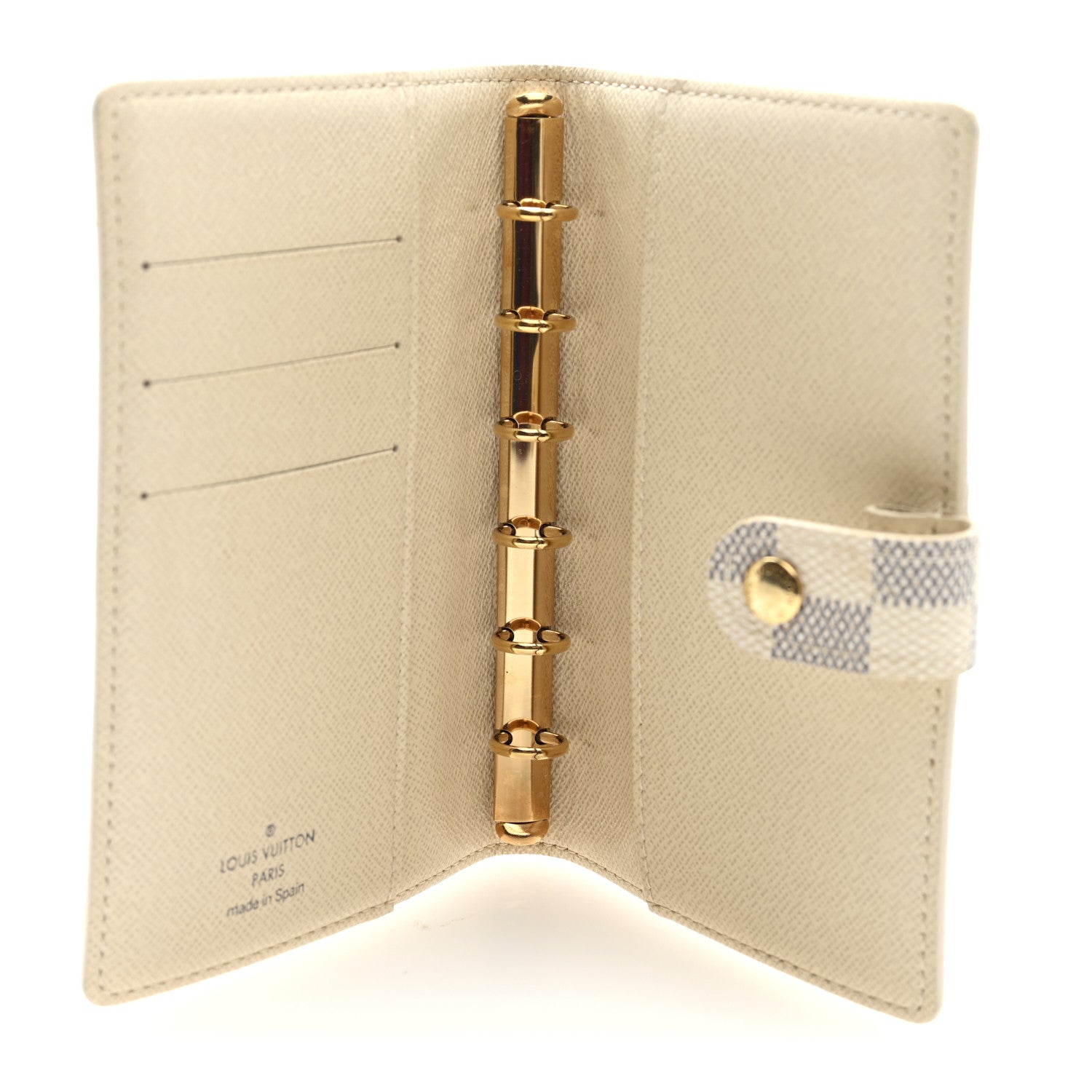 Louis Vuitton Damier Azur Small Ring Agenda Cover 5 of 6