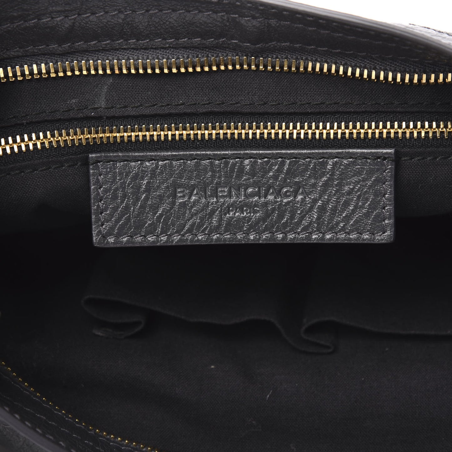 Agneau Giant 12 Gold Hardware S City Gris Fossile