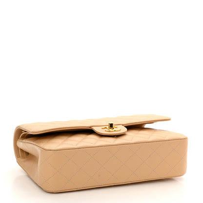 Chanel Caviar Quilted Medium Double Flap Beige Clair 4 of 11