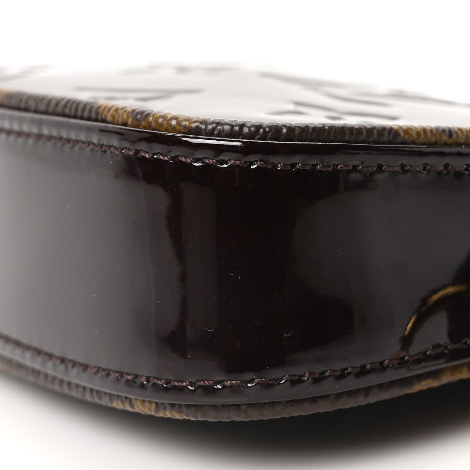 Louis Vuitton Vernis Monogram Mini Pochette Accessories Amarante 9 of 9