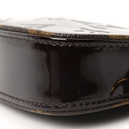 Louis Vuitton Vernis Monogram Mini Pochette Accessories Amarante 9 of 9