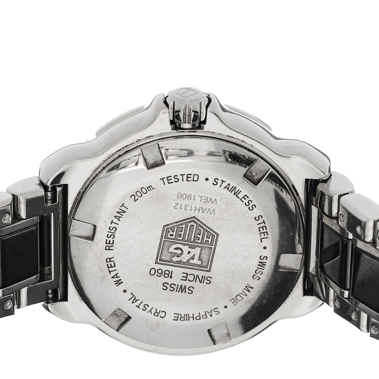 Stainless Steel Ceramic Diamond Bezel 32mm Formula 1 Lady Quartz Watch Black WAH1312